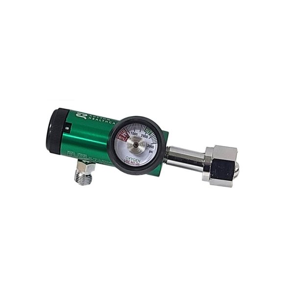 Mini Oxygen Regulator, 0 - 8 LPM, Barb - Image 2